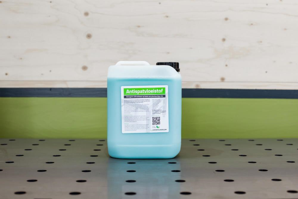 Anti-spat spray jerrycan 5 liter, groen